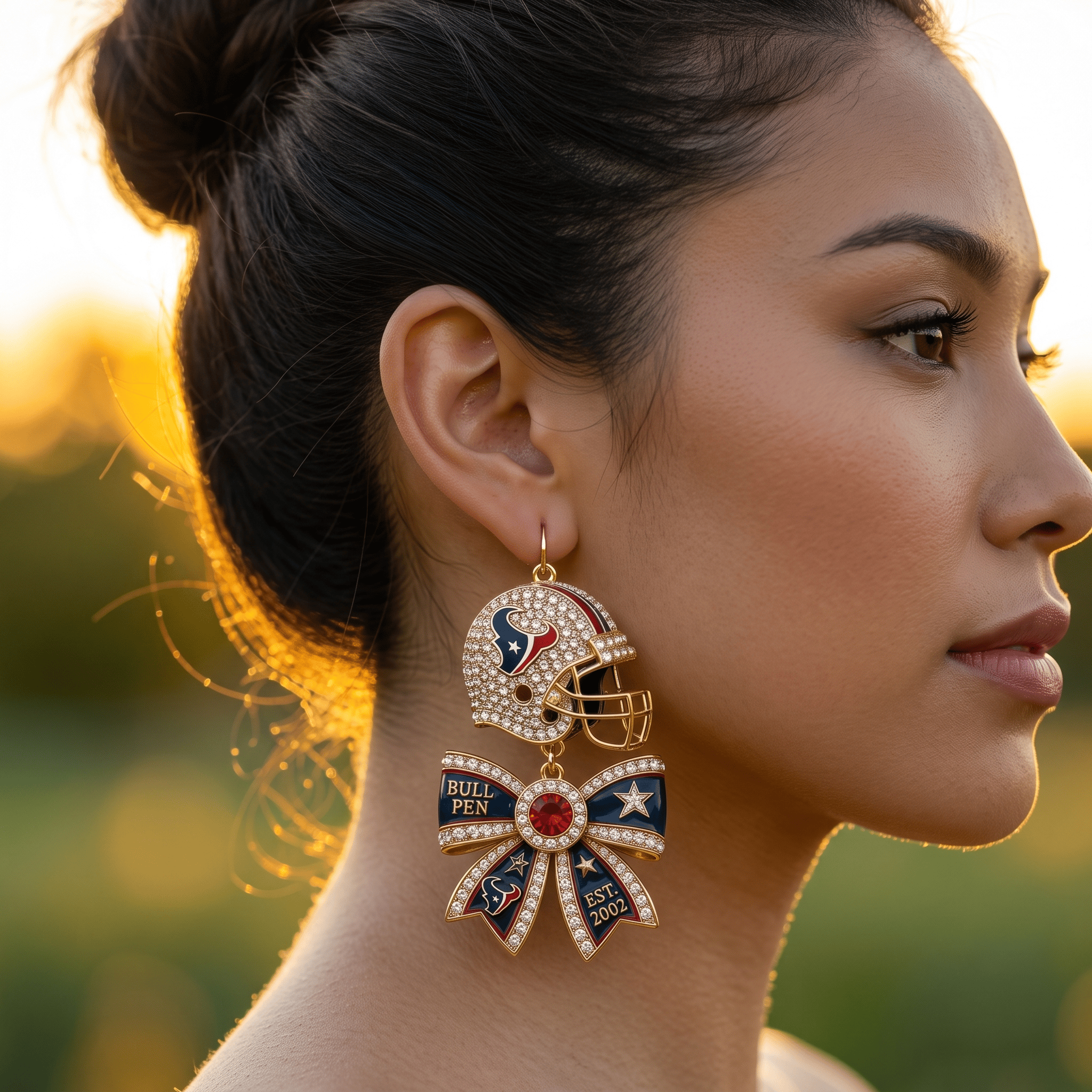 Premium HTX Dangle Earrings TNSM