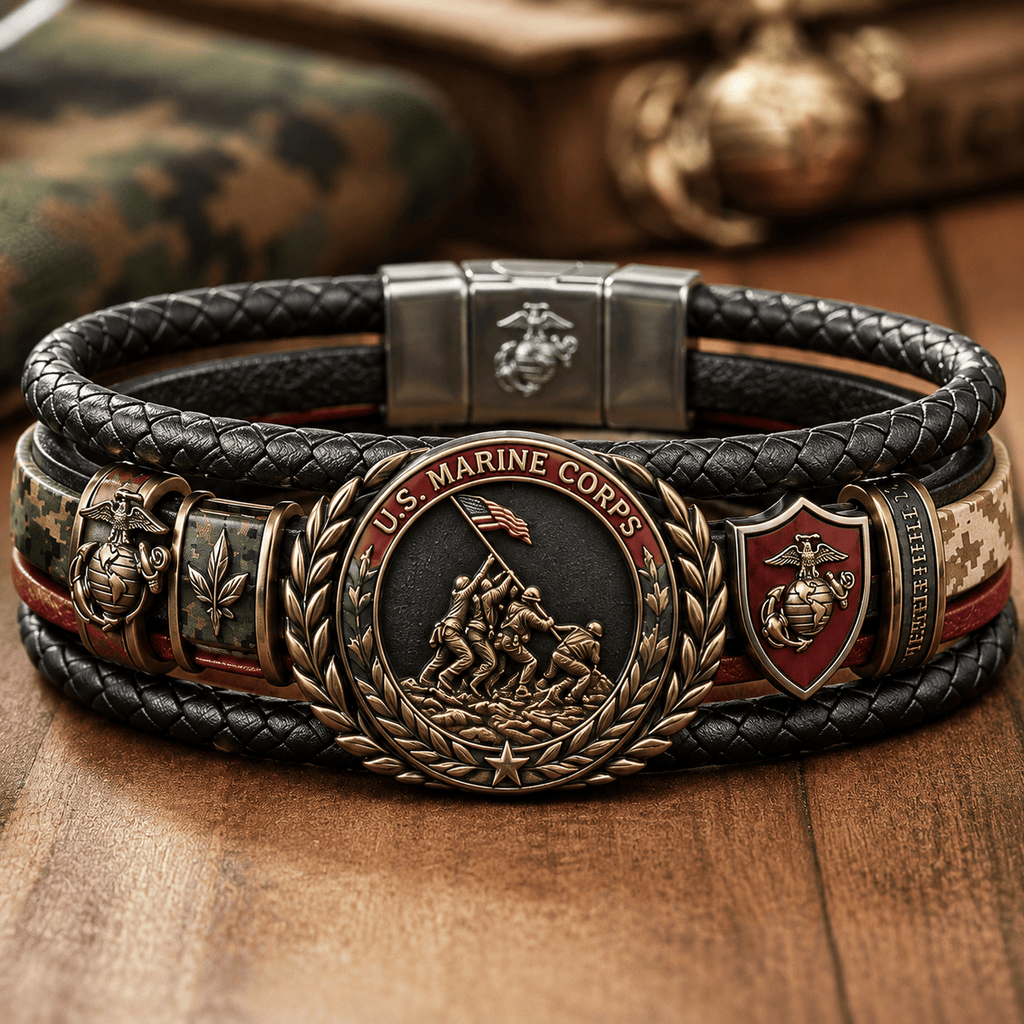 USMC Braided Bracelet Set NVH