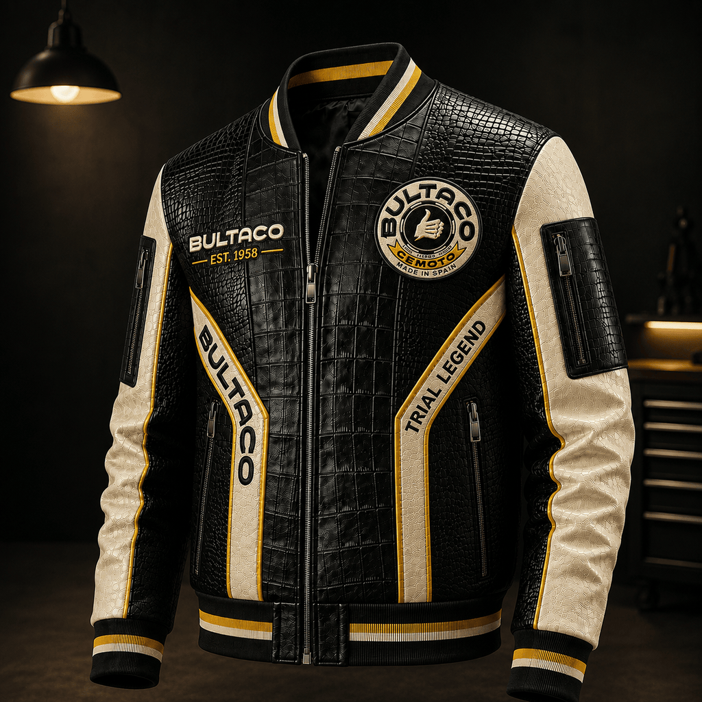 Premium BUL Leather Zipper Jacket TNSM