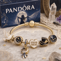 STNK Gold Charm Bracelet Set VTH