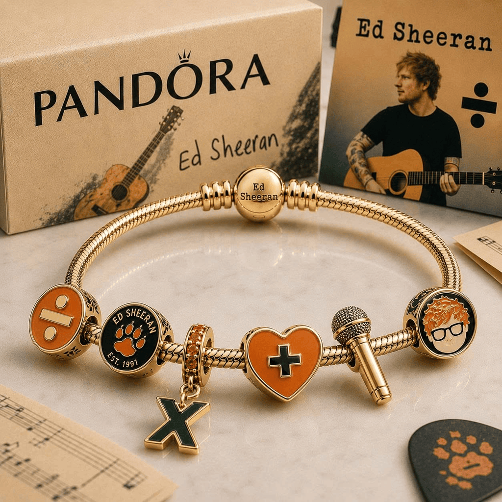 EDSR Gold Charm Bracelet Set VTH