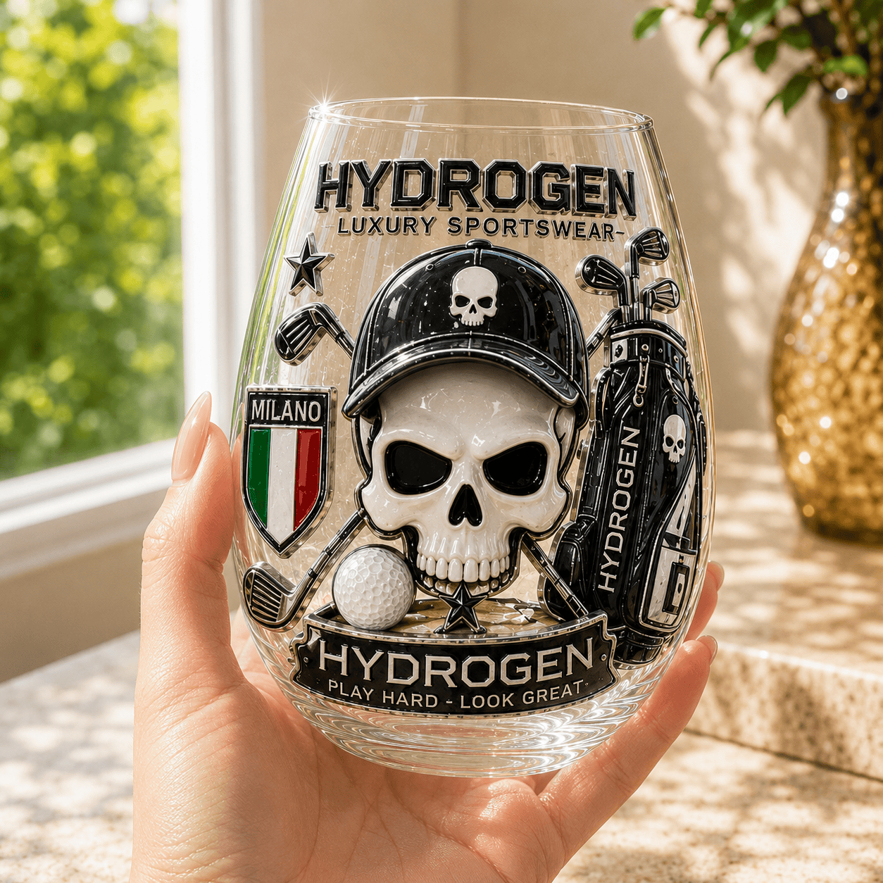 Premium HDRG Wine Glass Cup TTN