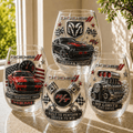 Premium DODGE Wine Glass Cup TTN