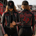 Premium TTRR Cropped Leather Zipper Jacket TNSM