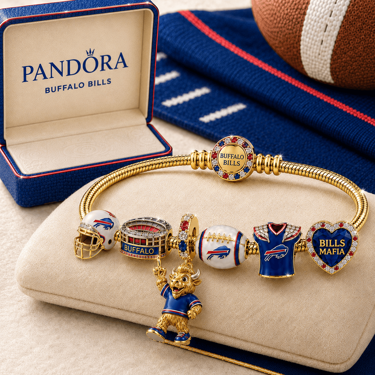 BFBL Gold Charm Bracelet Set TMH