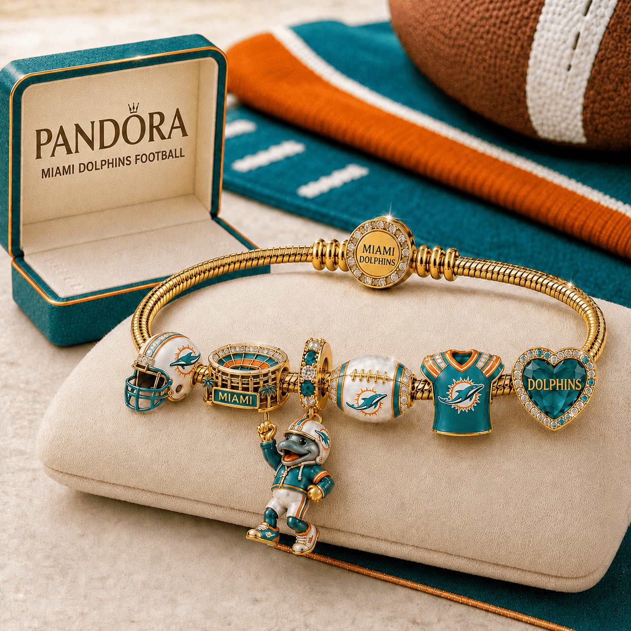 MDP Gold Charm Bracelet Set TMH