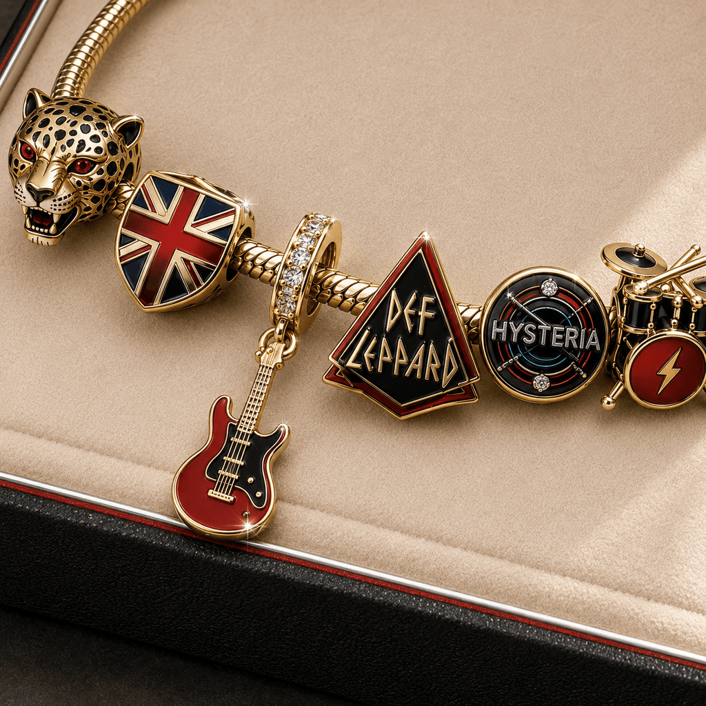 DLPR Gold Charm Bracelet Set TMH
