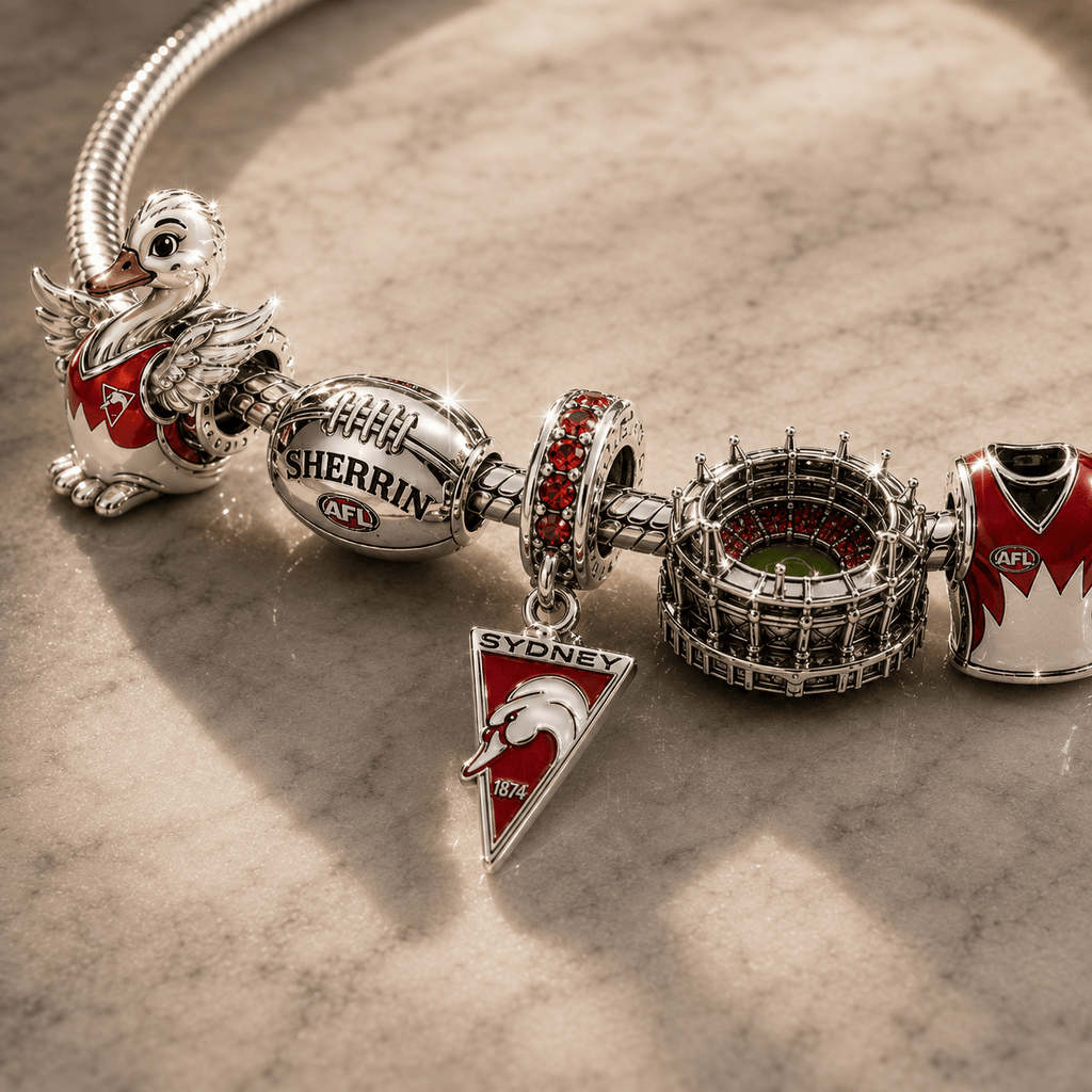 SNSW Silver Charm Bracelet Set PNPA