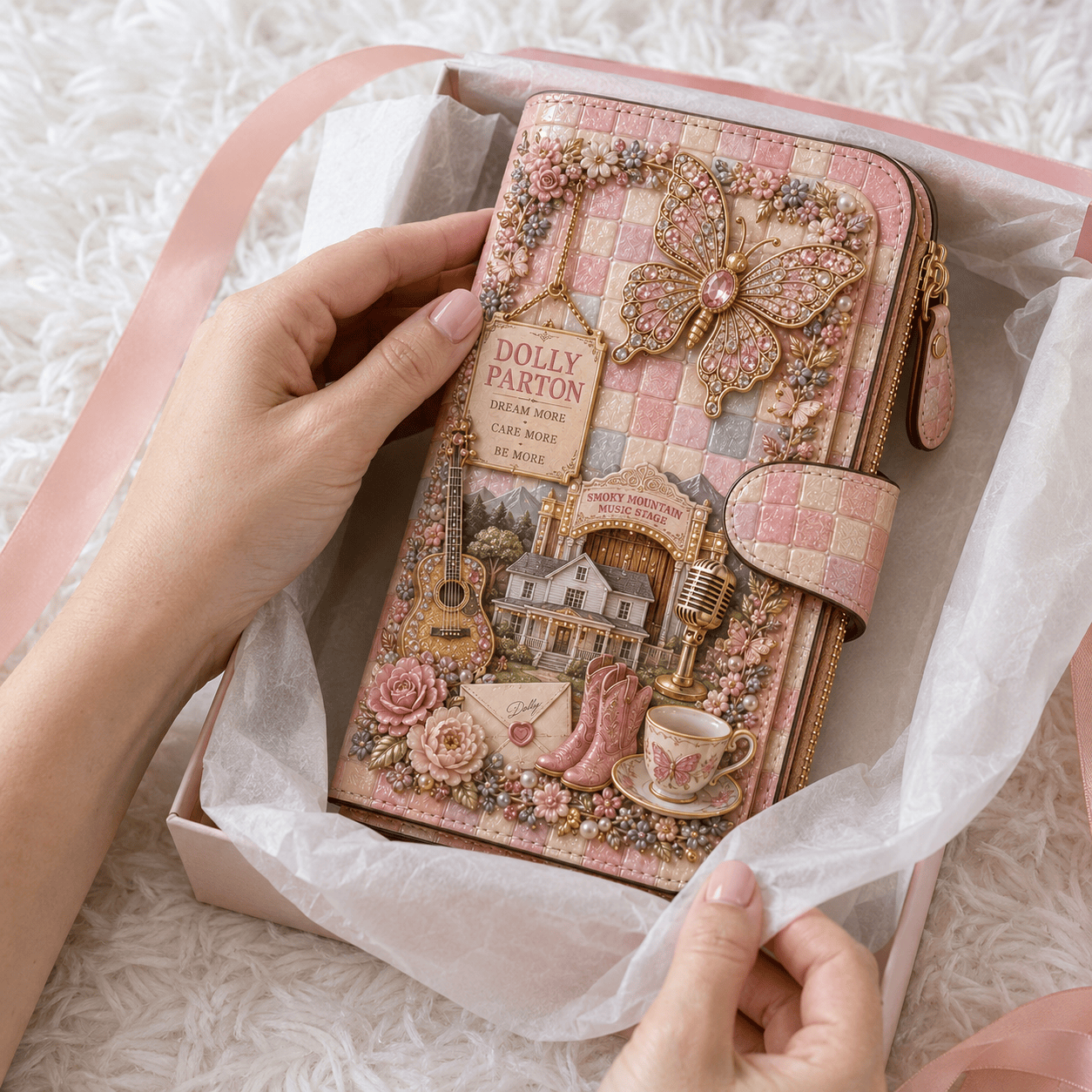 Premium DLPT Embossed Wallet NTVA