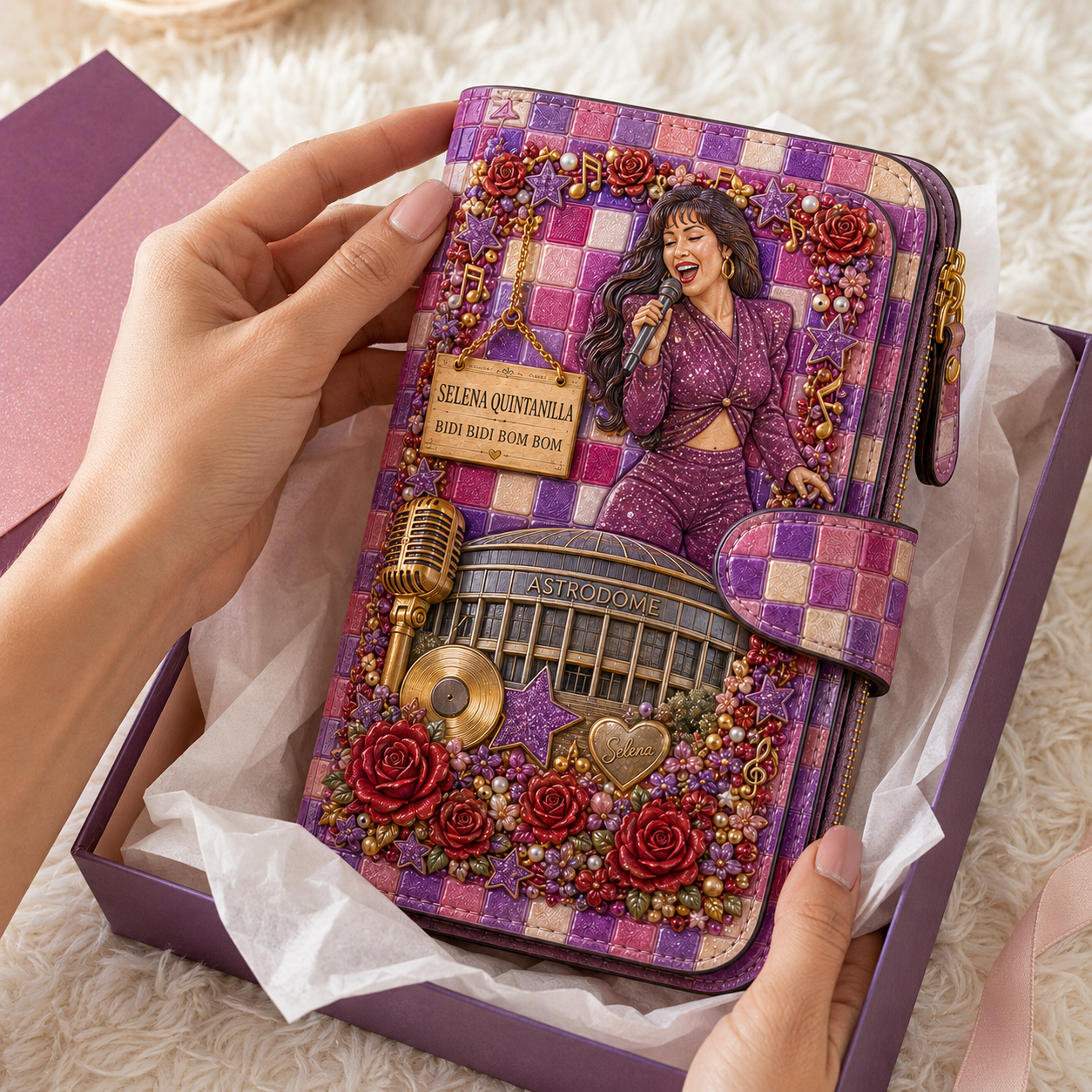 Premium SQT Embossed Wallet NTVA