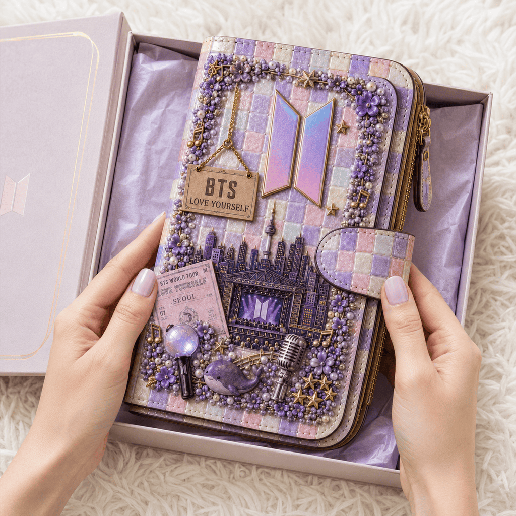 Premium BTS Embossed Wallet NTVA
