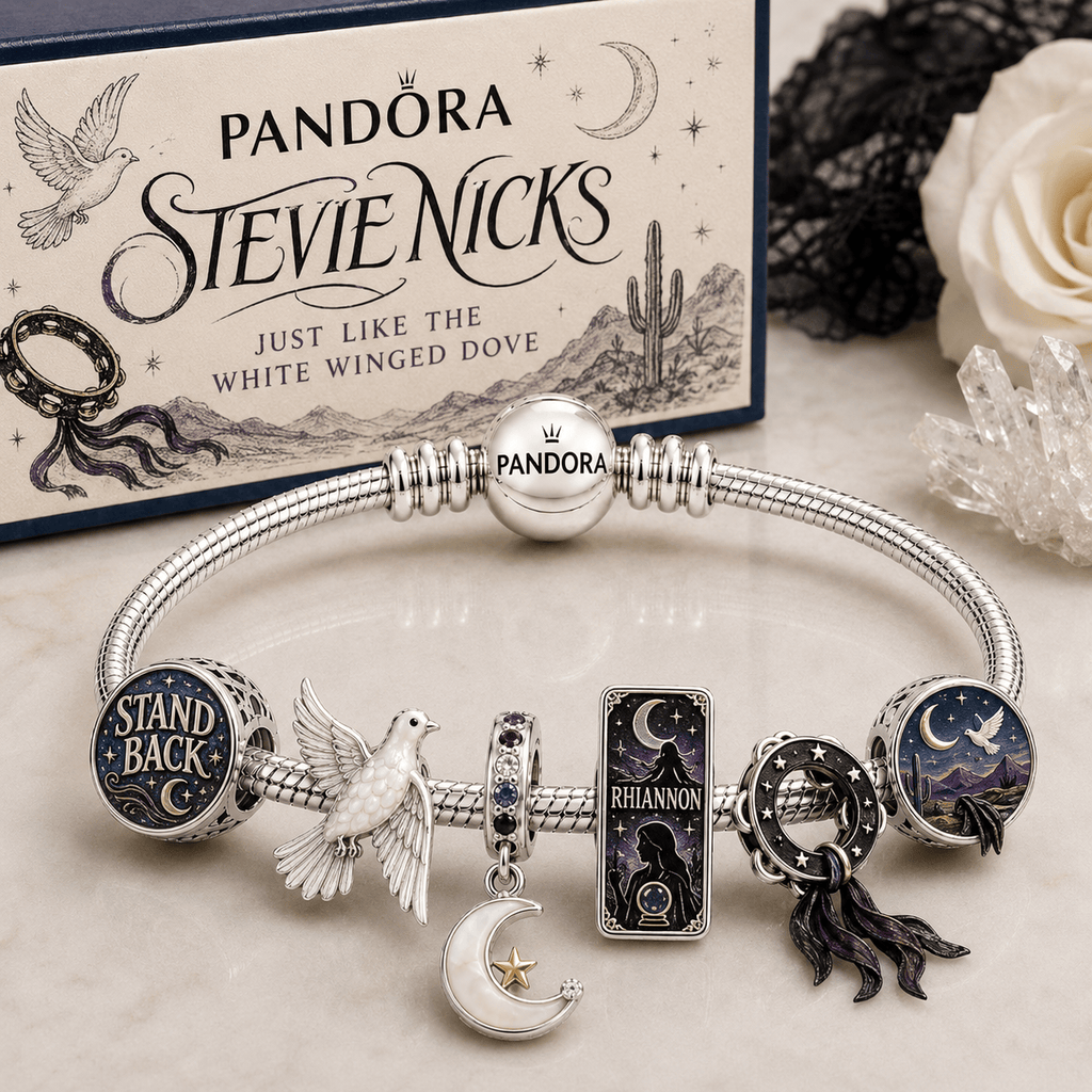 STNK Silver Charm Bracelet Set HQH