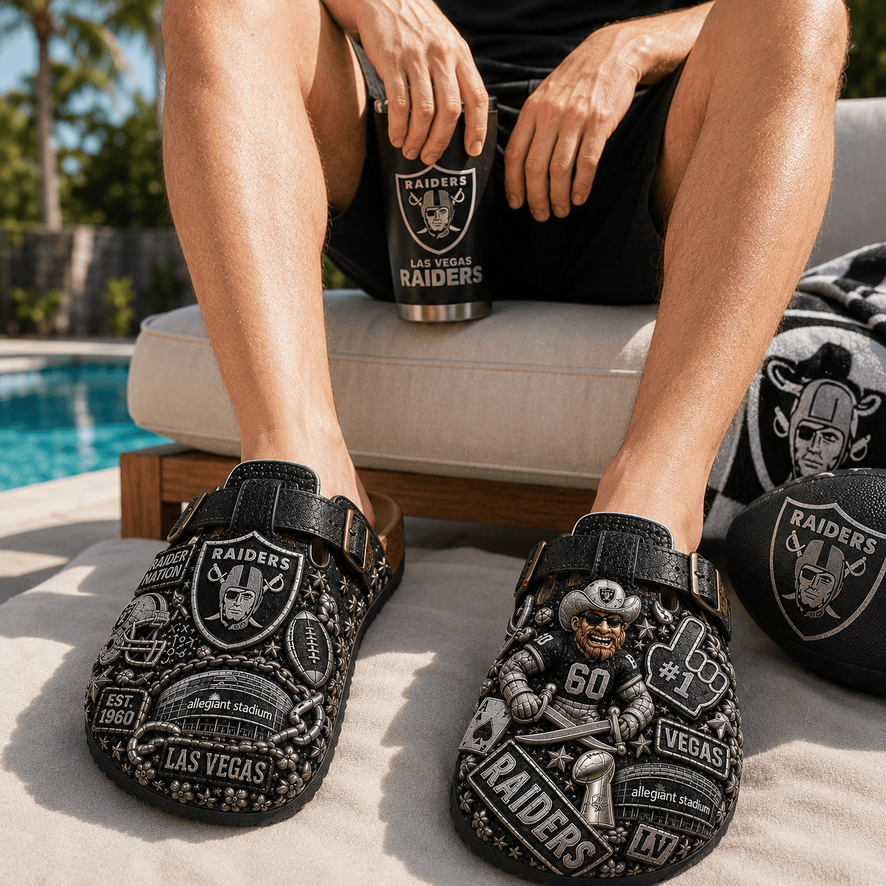 PREMIUM LVR MINK SUEDE CLOGS TTNL