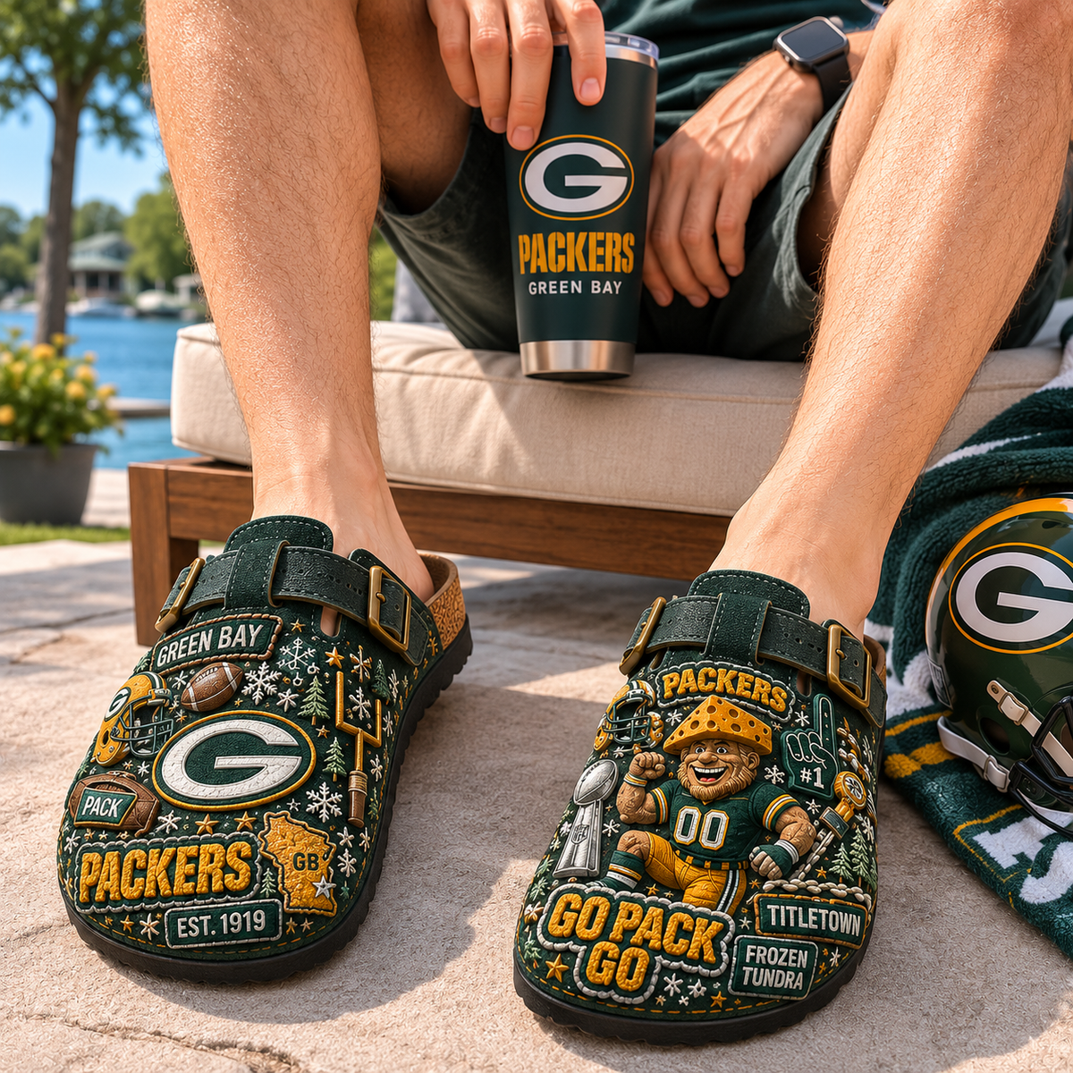 PREMIUM GBP MINK SUEDE CLOGS TTNL