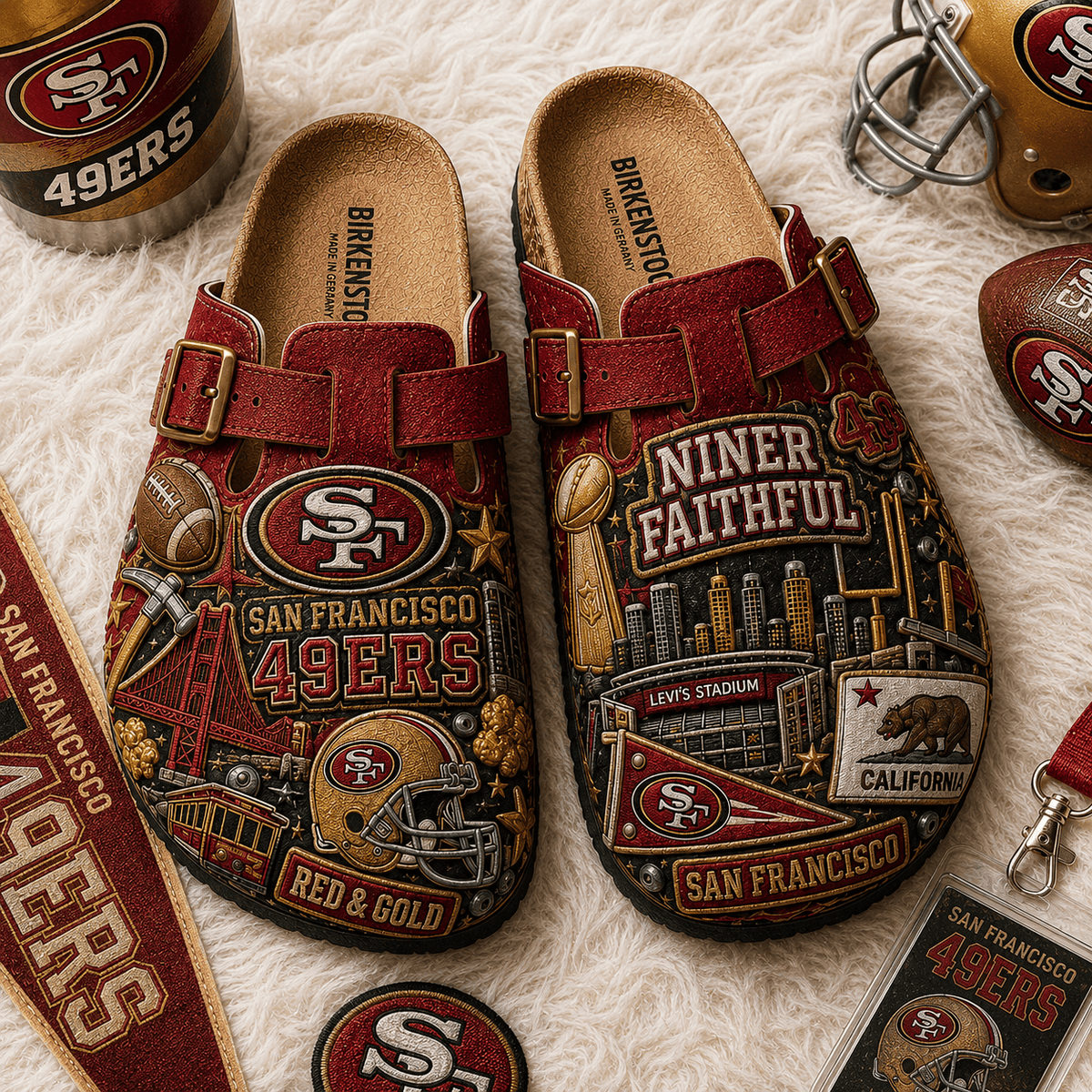 PREMIUM SF49 MINK SUEDE CLOGS TTNL