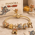TNJ Gold Charm Bracelet Set VTH