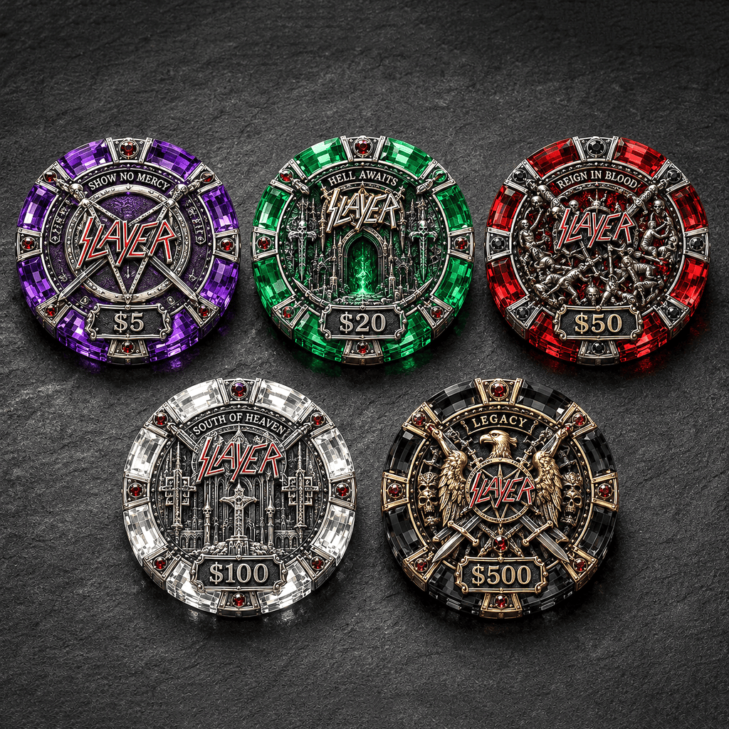 Premium SLER Collectible Poker Tokens Set LNTH