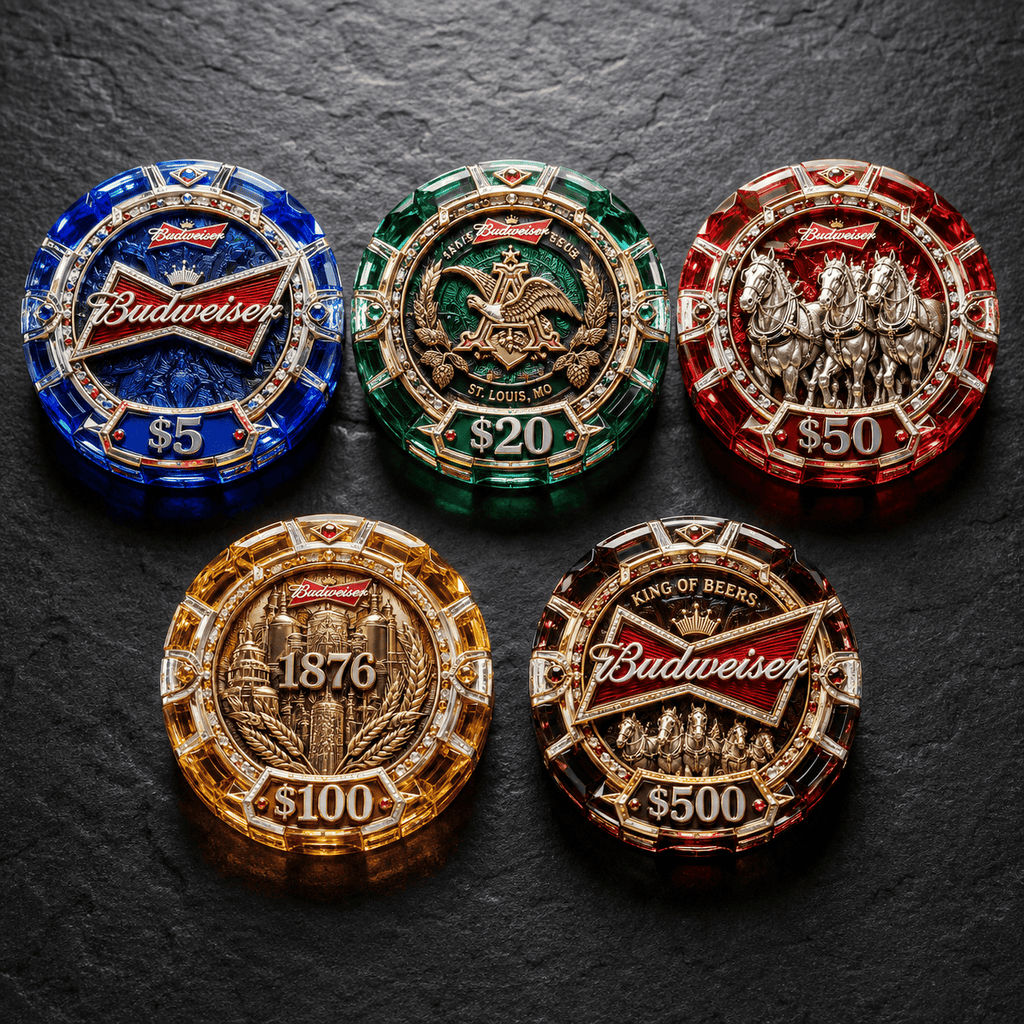 Premium BWS Collectible Poker Tokens Set LNTH