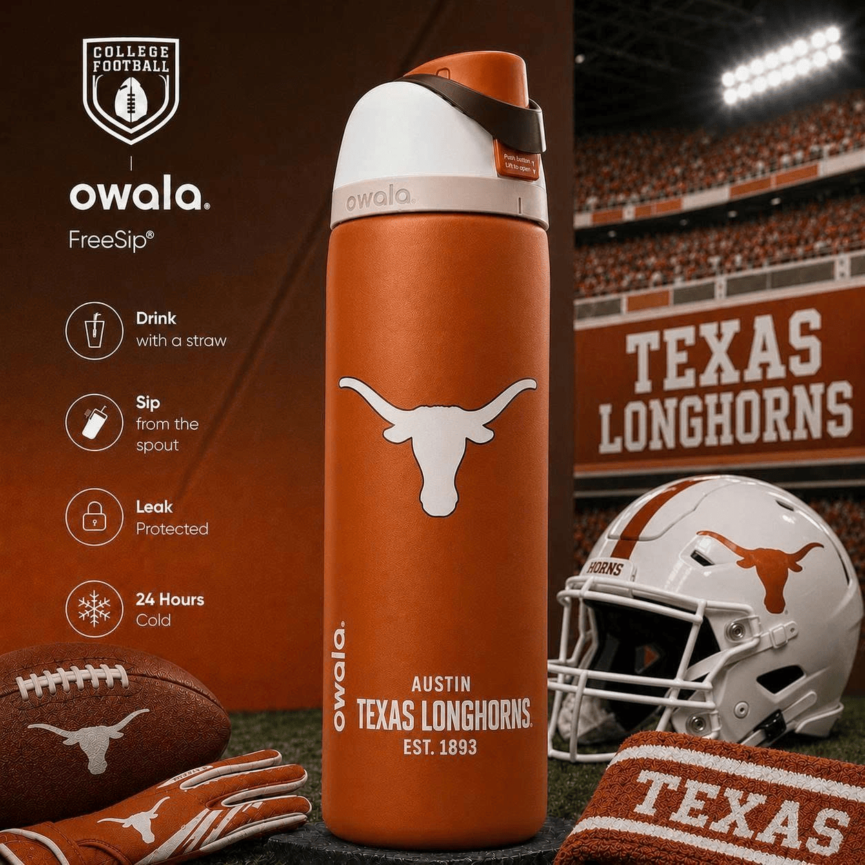 TLS Owala Water Bottle NHVH