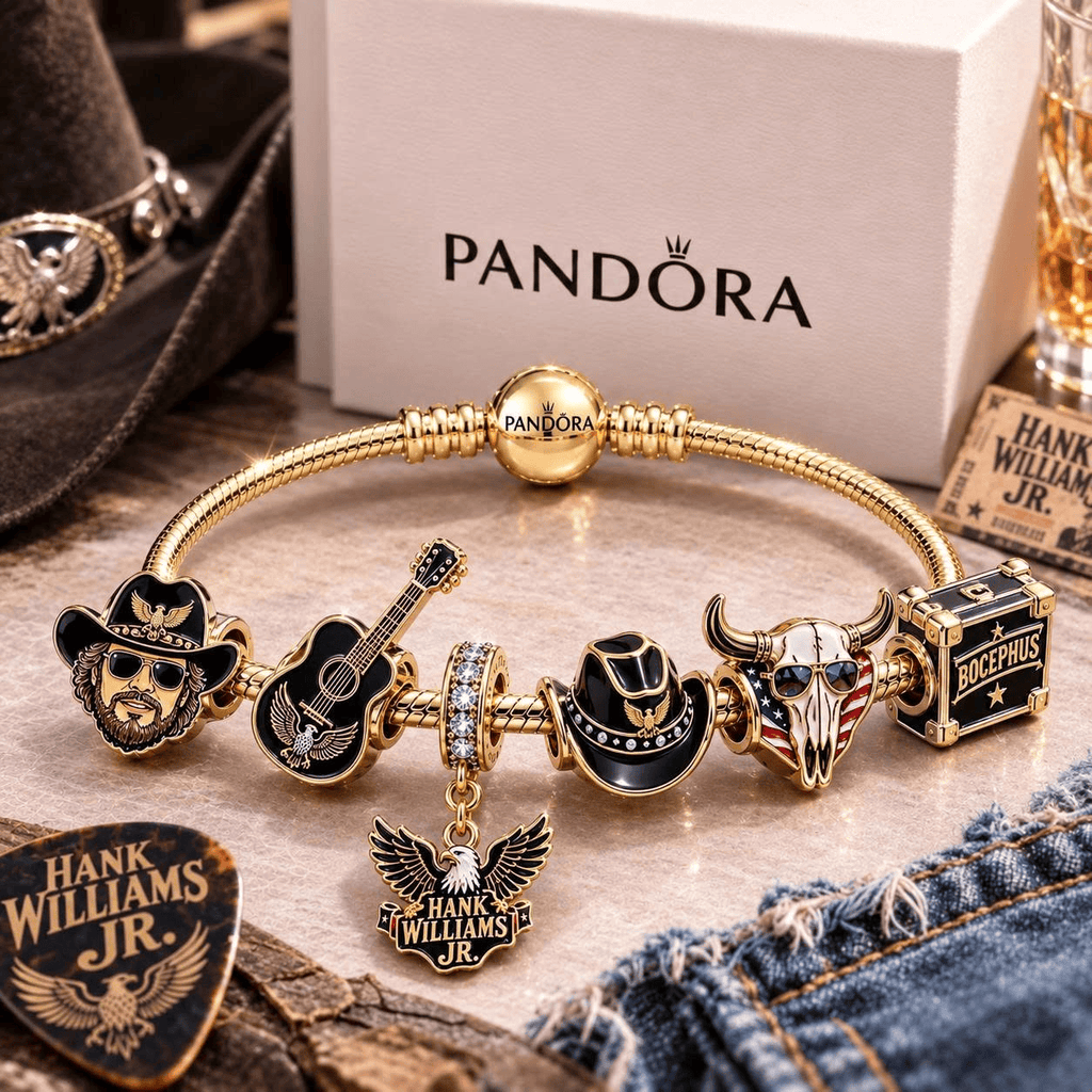 HWLJ Gold Charm Bracelet Set VTH