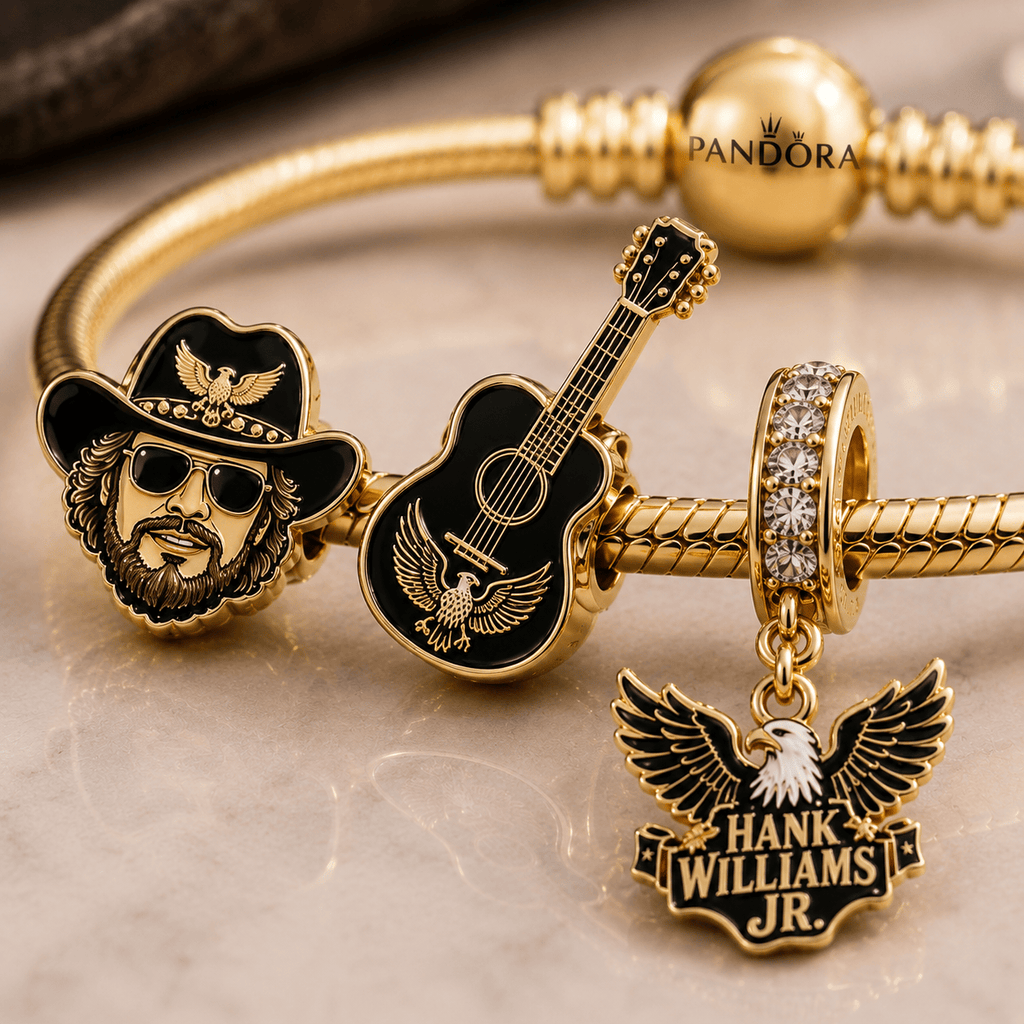 HWLJ Gold Charm Bracelet Set VTH