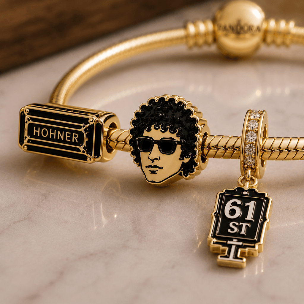 BDL Gold Charm Bracelet Set VTH