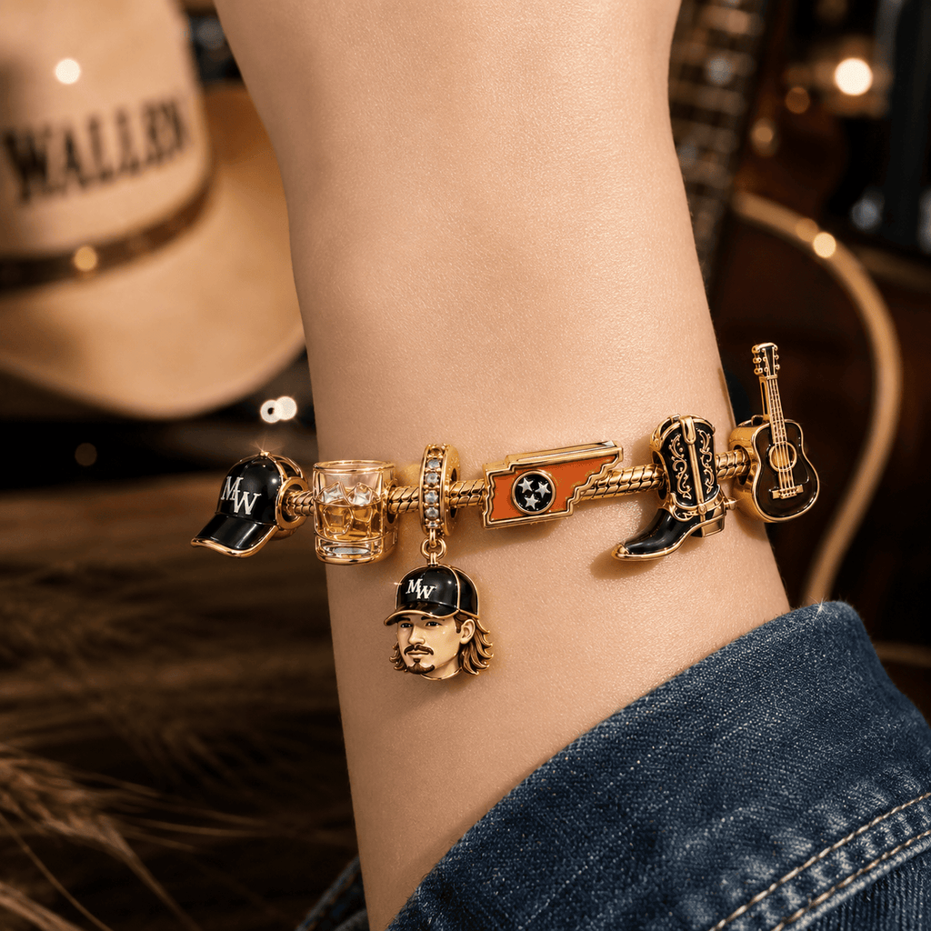 MGWL Gold Charm Bracelet Set VTH