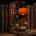 Premium FRS Bookshelf Figurines Lamp NTNA
