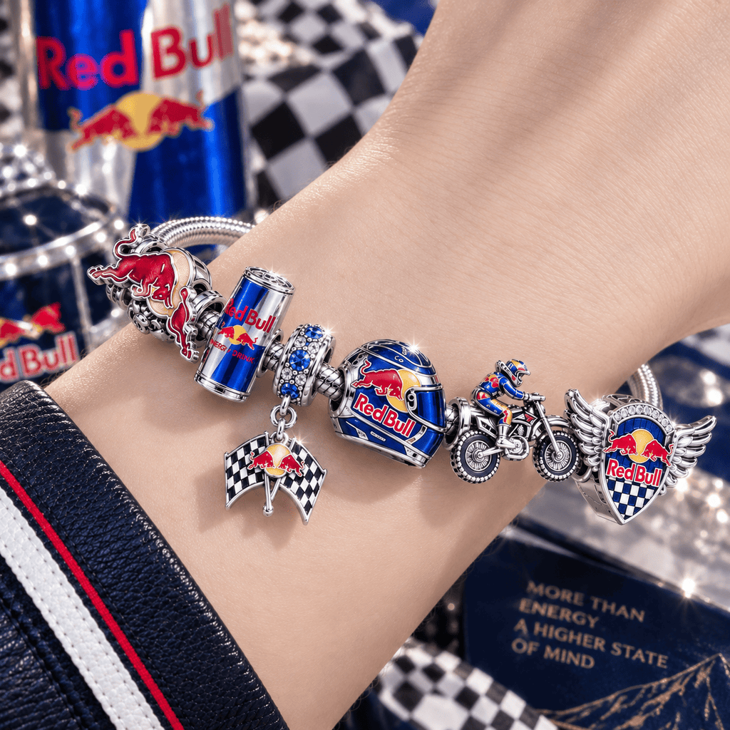 RBL Silver Charm Bracelet Set NTTB