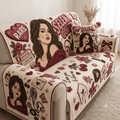 SLNG Tufted Sofa Cover & Pillow Set DNBN