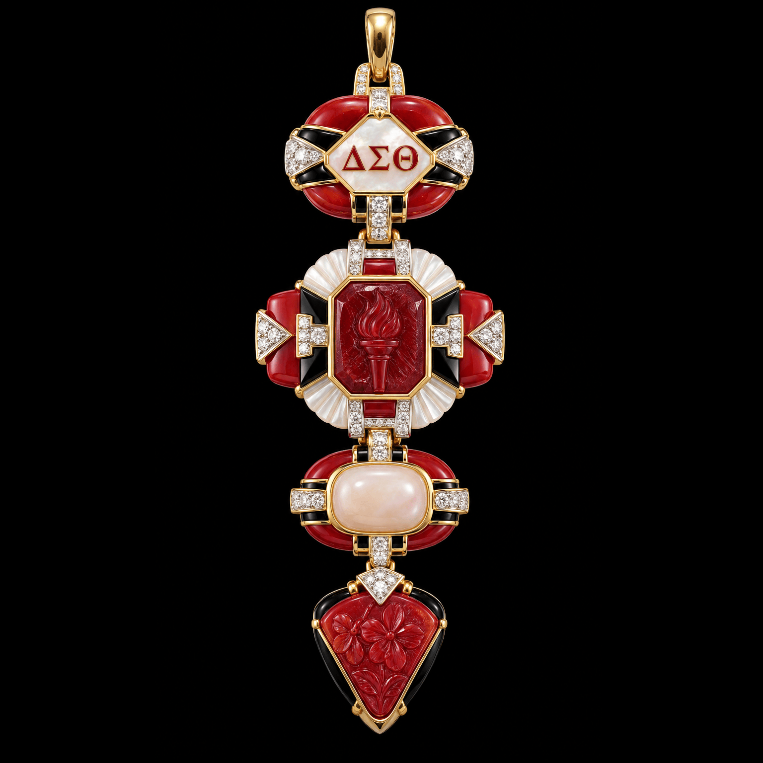 DST Premium Gold Totem Pendant LNTH