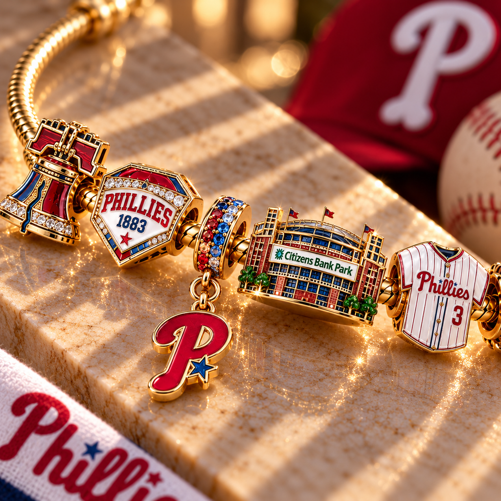 PPP Gold Charm Bracelet Set NHVH