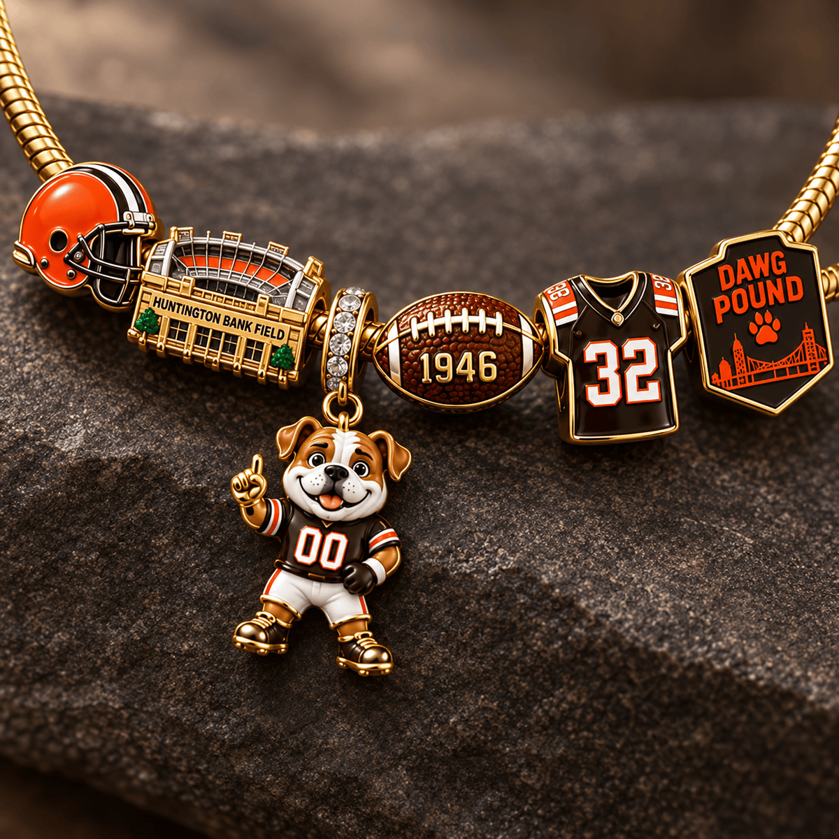 CLVB Silver Charm Bracelet Set NTVA