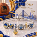 GSW Silver Charm Bracelet Set VTH